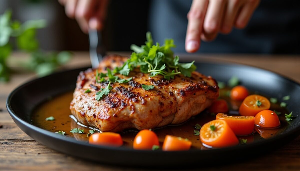 Côte de porc au four : une recette simple pour un plat plein de saveurs