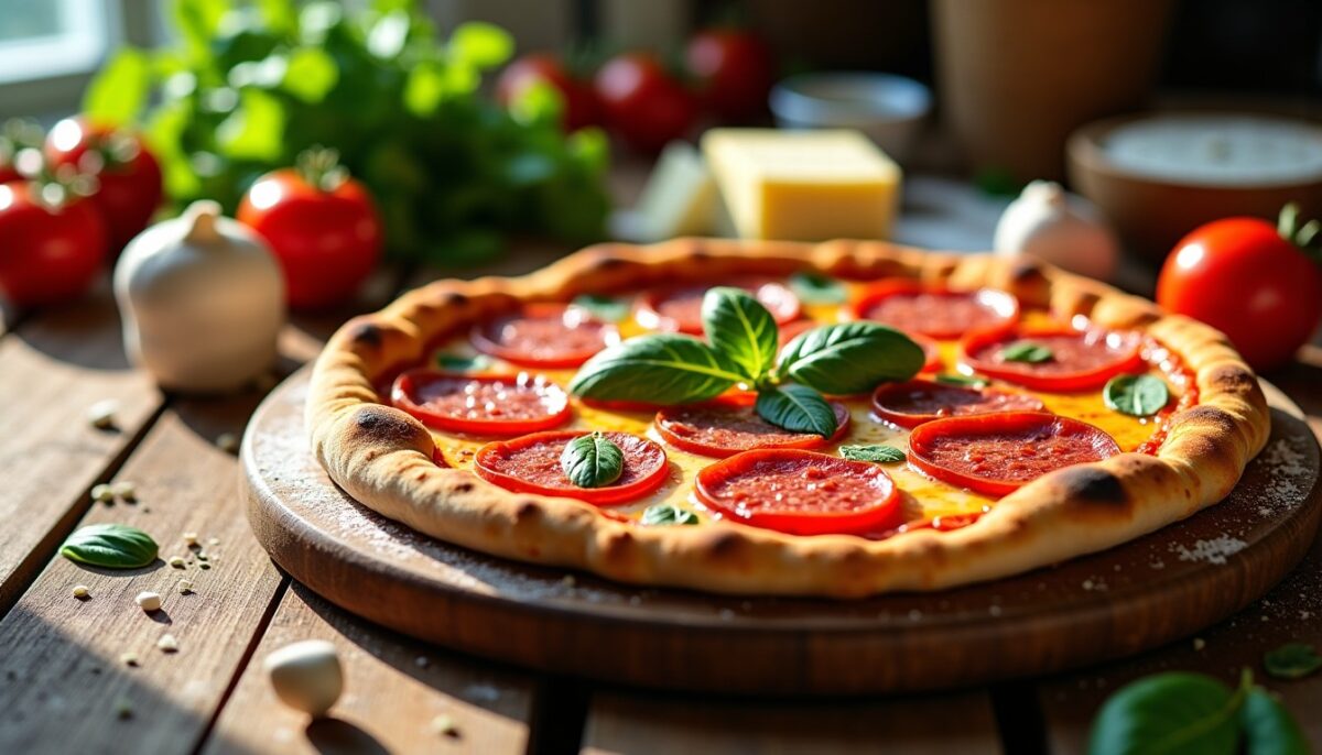Recette simple et gourmande de pizza à la salami à réaliser chez soi Recette simple et gourmande de pizza à la salami à réaliser chez soi