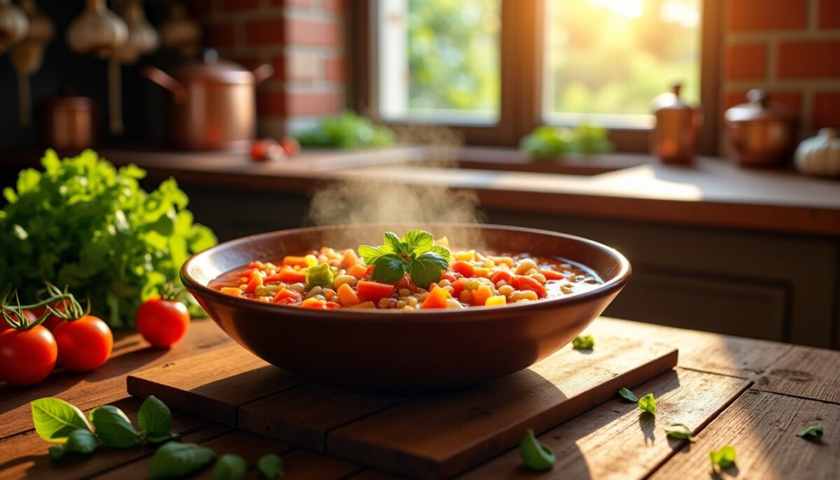 Minestrone express : la recette authentique italienne pour une soupe savoureuse et rapide