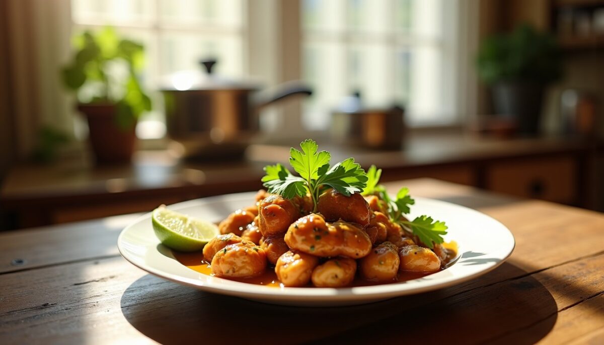 Délicieuse recette thaï de poulet aux cacahuètes : simple à cuisiner et pleine de saveurs